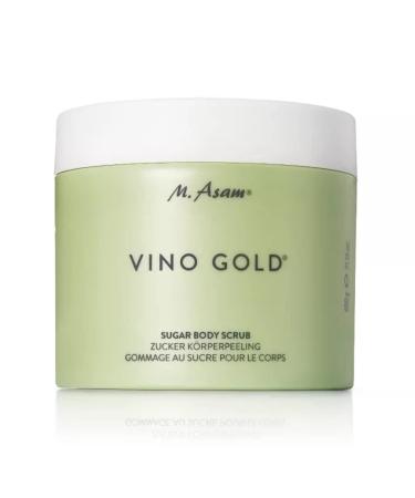 M. Asam Vino Gold Sugar body peeling (600 g) - wearing dead skin scales gently for immediately smoother & smoother skin with natural sugar crystals & vitamin E vegan body care 600 g (1 Pack)