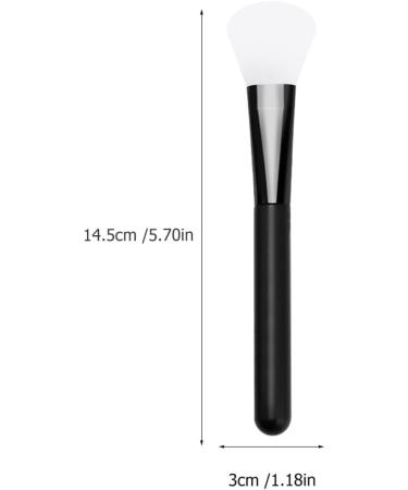 Cleaning Brush 15 pcs Skin Treatment face Lotion applicator Brush for Cream Foundation Facial Cleansing Brush Cream Brush Silicone Face (Color : Blackx2pcs Size : 14.5x3cmx2pcs) 14.5x3cmx2pcs Black - Buy Online on GoSupps.com