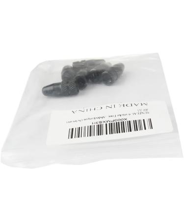 SENZEAL 6pcs French Dust Caps | Aluminum Alloy Bike Valve Covers - Black - International Shipping Available - Buy Online on GoSupps.com
