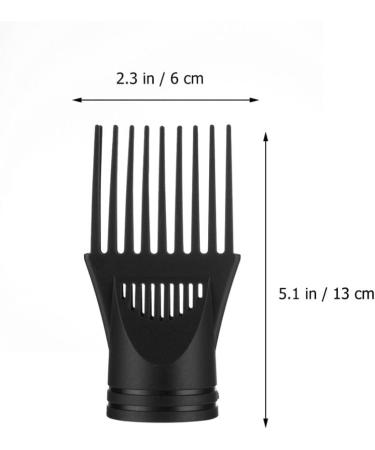 Healeved Blow Dryer Comb Attachment 5pcs Blow Dryer Pick Attachment Hairdressing Wind Blow Cover Comb Attachment Nozzle Hair Dryer Drying Flat Nozzle Styling Tool - Buy Online on GoSupps.com
