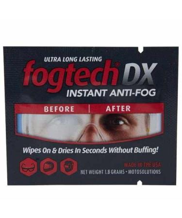 MotoSolutions FogTech DX Anti-Fog Wipes - 100 Pack of Wipes (100 Pieces)