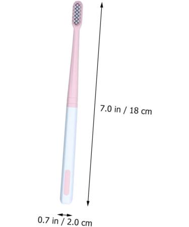 Solustre 8-Pack Macaron Toothbrush Cleaning Tools for Pregnant Women | Extra Soft Travel Toothbrush & Charcoal Massage Brush | Household Cleaning Devices - Buy Online on GoSupps.com