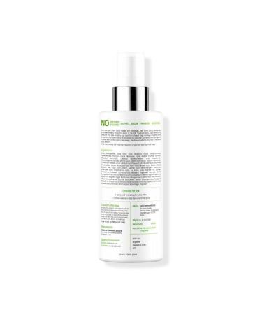 100% Plant Based Hair Heat Protection Spray with EXTRA SHINE Chamomile Argan and Vitamin E 100ml Black - Buy Online on GoSupps.com