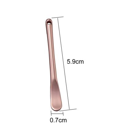 3-Piece Zinc Alloy Makeup Spatula Set - Eye Cream Spoons & Mini Cosmetic Skincare Tools - Gold Silver & Rose Gold - Buy Online on GoSupps.com