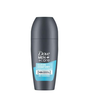 Dove Dove Men + Care Clean Comfort 6-pack of 50ml roll-on deodorants