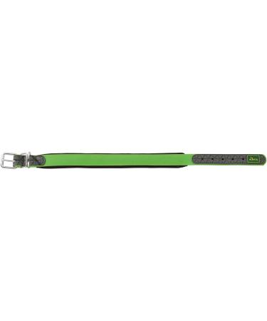 HUNTER Convenience Comfort Dog Collar - Plastic & Neoprene 60L Apple Green - International Shipping Available - Buy Online on GoSupps.com