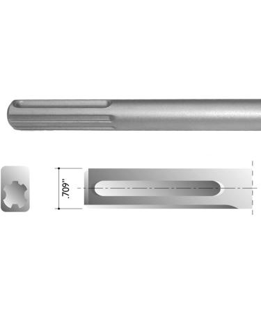 Champion Chisel 24-Inch SDS Max Moil Point Chisel - Hardened Steel - Impact Resistant - Laser Etched Part Numbers - Buy Online on GoSupps.com