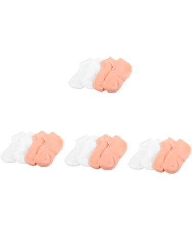 Beaupretty 8 Pairs Exfoliating Moisturizing Socks Foot exfoliating Socks Foot spa exfoliating Socks Cosmetics Socks Cotton spa Socks spa Socks for Dry feet Sole of Foot Girl Heel Socks sebs - Buy Online on GoSupps.com