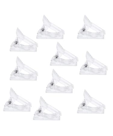 Transparent Gel Clip Nail Tips Manicure Finger Extension Quick Building Plastic UV LED Art 10PCS Nail Forms Nail Design