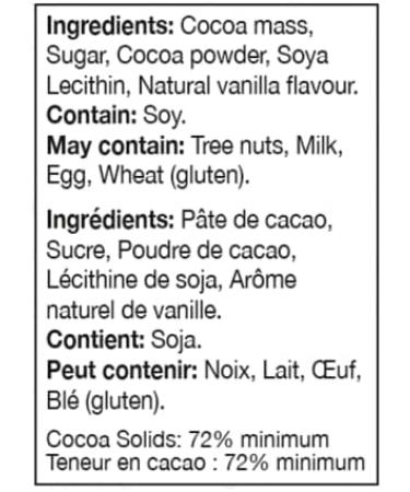 Flagrants Desirs Bittersweet Dark Chocolate Bar (72%) - For Desserts 200g Single bar Bittersweet (72% cocoa) - Buy Online on GoSupps.com
