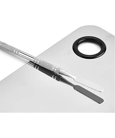 Stainless Steel Cosmetic Makeup Palette Spatula Makeup Artist Tool for Mix Foundation Shades - Buy Online on GoSupps.com