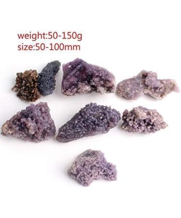 1PC Rough Natural Grape Agate Mineral Specimen Stone Crystal Cluster Quartz Crystals Gemstones Grape Agate 50 150g outstanding78 Grape Agate 50 150g - Buy Online on GoSupps.com