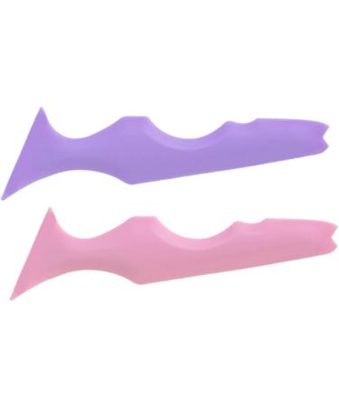 FRCOLOR 4 Pcs Silicone Beauty Ruler Glue Tape Eyeshadow Mold Lip Line Mascara Applicator Bevel Supplies - Buy Online on GoSupps.com