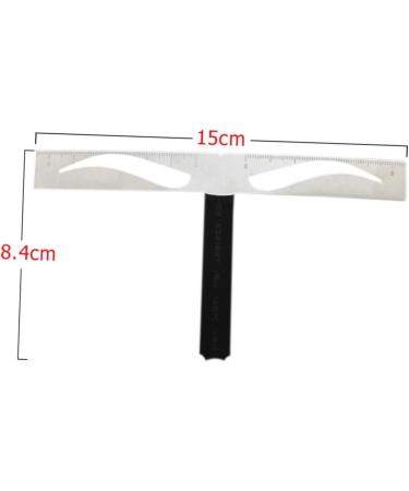 FOMIYES 1pc Eyebrow Shaper Kit Women s Suits Eyebrow Ruler Eyebrow Stencil Set Calipers Stainless Steel Miss Size 1 As Shown - Buy Online on GoSupps.com
