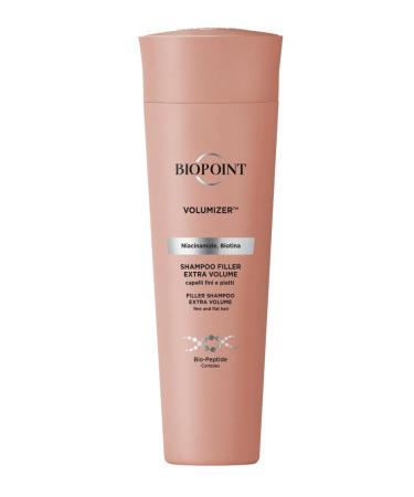 BIOPOINT Biopoint Volumizer Shampoo for Fine Hair Extra Volume Filling Resolving Effect Gives Voluminous and Full Hair 200 ml