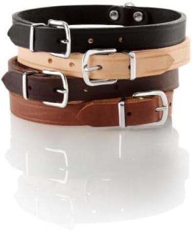 HUNTER Aalborg Dog Collar - Leather Simple & Robust - Comfortable Fit for XS (32) - International Shipping - Buy Online on GoSupps.com