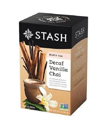 Stash Tea Black Tea Decaf Vanilla Chai 18 Tea Bags 1.2 oz (36 g)