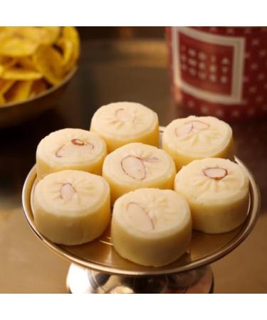 Rakhi Diwali Special (White Peda 250g) Gift Hamper for Brother Sister Delicious Indian Traditional Sweets Best Gift For All Occasions Tasty Treat For Family & Friends - Buy Online on GoSupps.com