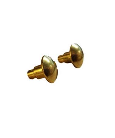 Partrade Trading Corporation Cowboy Tack (258441) SP016441 Brass Spur Buttons Pair