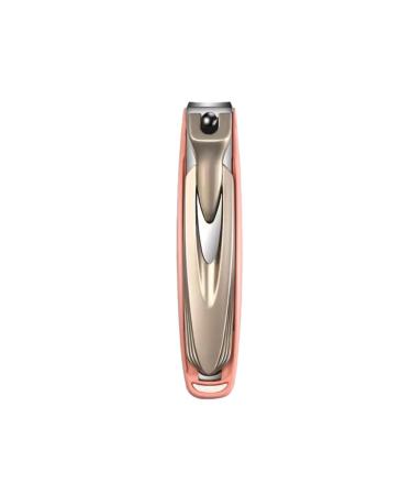 rongweiwang Easy To Colorful Nail Clippers Precision Tools For Manicured Nails Durable Stainless Steel Anti-Splashing Nail Cutter pink L L Pink