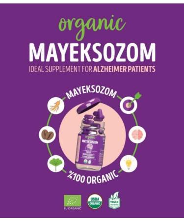 Mayeksozom Organic & Vegan Dietary Supplement for Healthy Brain Function -EXOSOME Rich - Buy Online on GoSupps.com