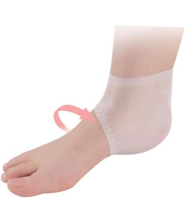 minkissy 3 Pairs Shoe Inserts Heel Soreness Relief Cushion Sleeves Pedicure Heel Crack Silica Protective Men and Women Soft - Buy Online on GoSupps.com