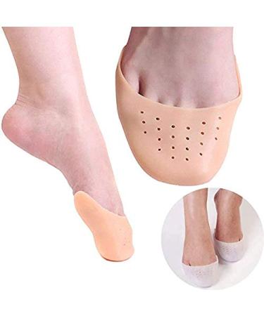 2 Pair Silicone Gel Toe Soft Ballet Pointe Dance Shoes Pads Foot Protector Insoles for Dancer Foot Care Tool