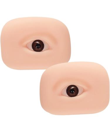 GLEAVI 2 Pairs Silicone Molds Makeup Tools Tools Makeup Face Practice Board Eye Plate Thicken 3d 13.8x5.2x1.5cmx2pcs As Shownx2pcs - Buy Online on GoSupps.com