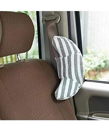 Kids Car Seat Belt Pillow - Grey | Headrest Cushion & Neck Support for Child Safety - Buy Online on GoSupps.com