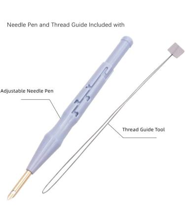 Cat at Window Punch Needle Embroidery Kit with Color Pattern and Adjustable Pen Hoop - Buy Online on GoSupps.com
