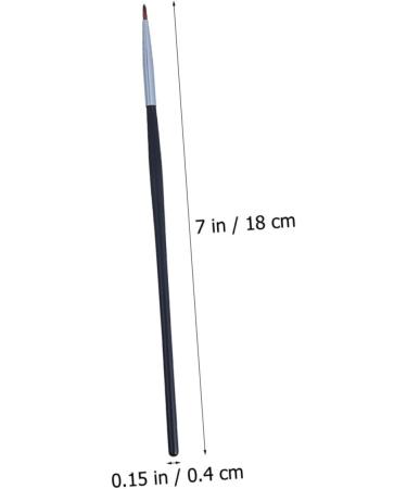Hemoton 5pcs Fine Eyeliner Brush Eye Shadow Eyeliner Applicator Curved Eyeliner Brush Make up Brushes Fiber - Buy Online on GoSupps.com
