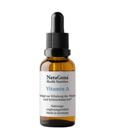 NatuGena Vitamin A eye vitamin promotes the maintenance of vision as well as skin and mucous membranes 450 drops 15ml for 150 days