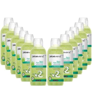 ZUCCARI ZUCCARI AloeVera 2 - PURE ALOE JUICE - 12 x 1 Litre Bottles