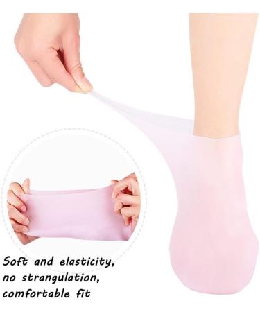 Braleto Silicone Socks for Women - 3 Pairs of Moisturizing Foot Spa Gel Socks for Cracked Dry Feet & Rough Skin Care - Buy Online on GoSupps.com