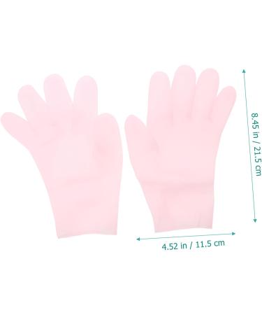 PLAFOPE 1 Pair Moisturizing Gloves Hands Care Cracked Hand Gloves Hand Moisturizer Exfoliating Hand Masks Hands Beauty Masks Moisture Gel Gloves Overnight Gloves for Dry Hands - Sebs 21.5X11.5cm - Buy Online on GoSupps.com