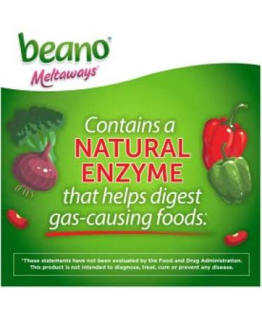 Beano Meltaways Strawberry 15 Single Dose Meltaways (Pack of 8) - Buy Online on GoSupps.com
