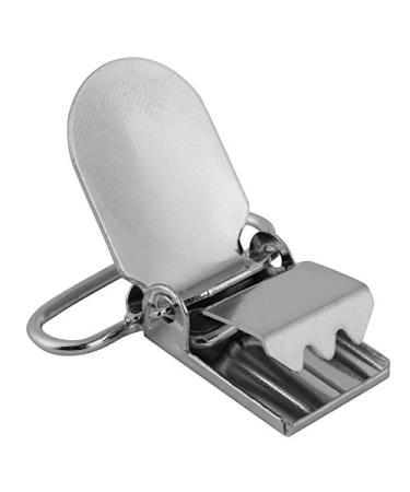10PC Pacifier Clips - Silver Metal Clips for Pacifiers Bibs & Toys (25mm) | International Shipping Available - Buy Online on GoSupps.com
