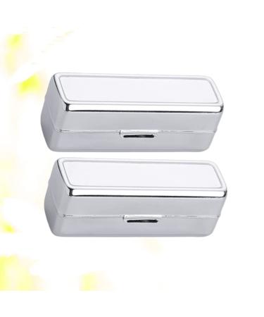 Minkissy 2pcs Lipstick Case with Mirror - Portable Metal Lipstick Holder & Cosmetic Organizer for Women - International Shipping Available - Buy Online on GoSupps.com