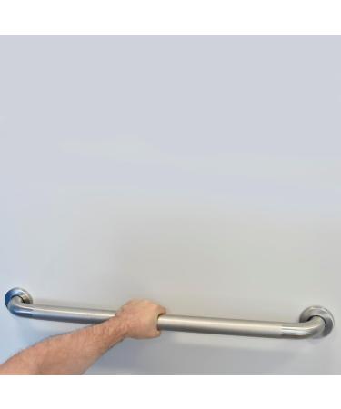StreamWay Straight Stainless Steel Bathroom Grab Bar 16 inch - Buy Online on GoSupps.com