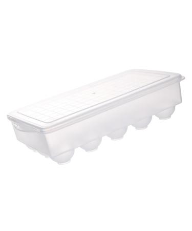 Angoily 1pc 15 Egg Storage Box with Cover Plastic Egg Containers for Food Egg Holder Household Egg Plate Pp