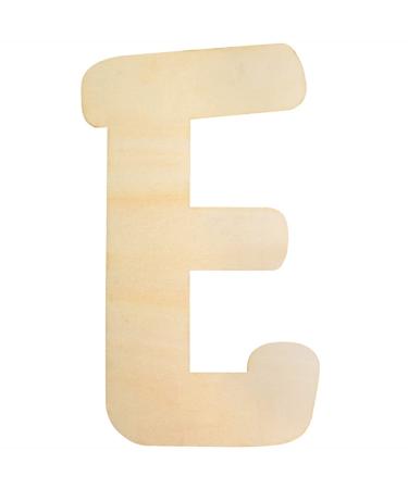 Large Wooden Letters 30cm Wooden Letter for Crafts Children's Names Capital Alphabet 5mm Thick Unfinished MDF Wood Slices Nursery Wall Hanging Art Sign Board Painting Home Decor (E)