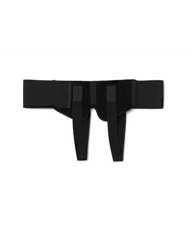 Curad Hernia Belt with Removable Compression Pads - Adjustable Hook-and-Loop Closure Elastic Black Small Size - 1 Each for Effective Support - Buy Online on GoSupps.com