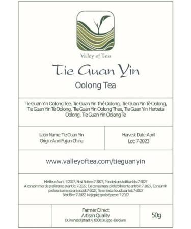 Tie Guan Yin Oolong Tea 50g - Iron Goddess of Mercy - Chinese Wu Long Tea from China - Buy Online on GoSupps.com