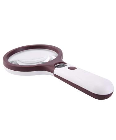10 Times 30 Times Glass LED Reading Mobile Phone Repair Identification High Magnification Glass Large Lens Large Diameter 100mm Good Times