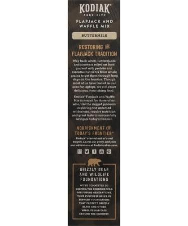 Kodiak Cakes Whole Grain Power Cakes - Original Buttermilk Flapjack & Waffle Mix - 20 oz | Healthy Breakfast Mix for International Shipping - Buy Online on GoSupps.com