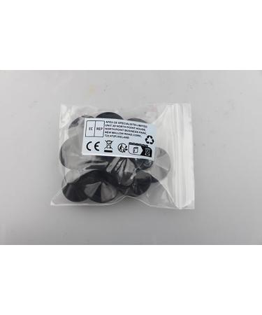 HALJIA Aquarium Suction Cup Rubber 27mm - Black 10 Pack | Premium Fish Tank Accessories for Easy Installation - Buy Online on GoSupps.com