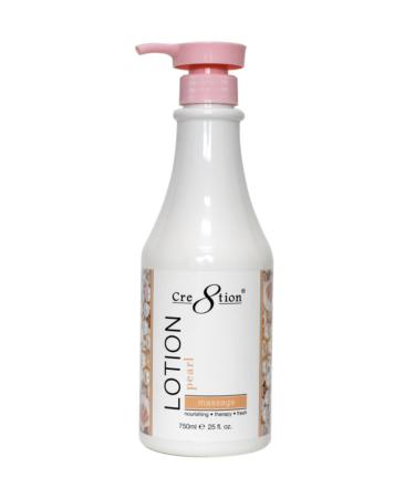 Cre8tion Spa Hand & Body Lotion Nourishing Skin Lotion Moisturizer From Dryness and Flaking 750ml / 25 fl oz (Pearl)