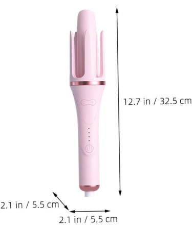 Baluue 2pcs Fully Automatic Hair Curling Iron Straightener Hair Crimper Hair Tool Curler Pink Abs 32.50X5.50X5.50CMx2pcs Pinkx2pcs - Buy Online on GoSupps.com