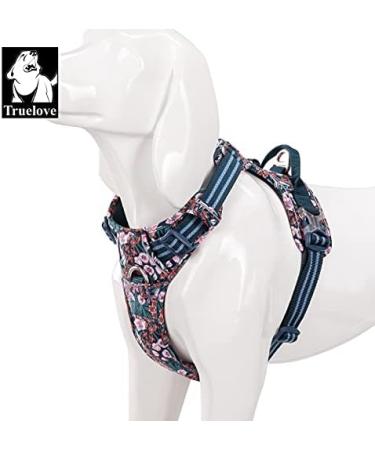 Winhyepet Truelove No-Pull Dog Harness | Breathable Cotton Reflective Adjustable for Small & Medium Dogs & Cats - TLH5655L Navy Blazer - Buy Online on GoSupps.com