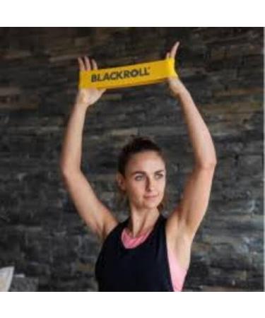 BLACKROLL Black Roll Loop Band - Yellow Extra Light Resistance Band for Fitness & Rehabilitation - Buy Online on GoSupps.com
